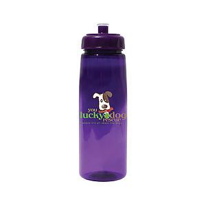 30 oz. Poly-Saver PET Bottle with Push 'n Pull Cap, Full Color Digital