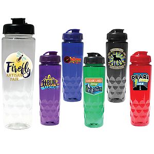 24 oz. Poly-Saver PET Bottle with Flip Top Cap, Full Color Digital