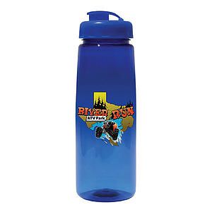30 oz. Poly-Saver PET Bottle with Flip Top Cap, Full Color Digital