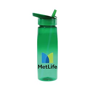 30 oz. Poly-Saver PET Bottle with Straw Cap, Full Color Digital