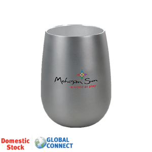 Halcyon® 12 oz. Stainless Steel Wine Glass, Full Color Digital