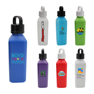 24 oz. Classic Edge Bottle with Handle Lid, Full Color Digital