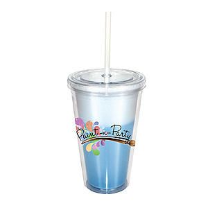 Mood™ 16 oz. Victory Acrylic Tumbler with Straw Lid, Full Color Digital