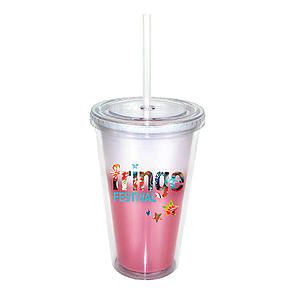 Mood™ 16 oz. Victory Acrylic Tumbler with Straw Lid, Full Color Digital