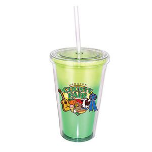 Mood™ 16 oz. Victory Acrylic Tumbler with Straw Lid, Full Color Digital