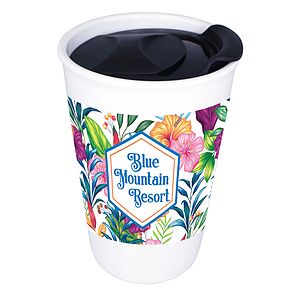11 oz. Double Wall Ceramic Tumbler, Full Color Digital