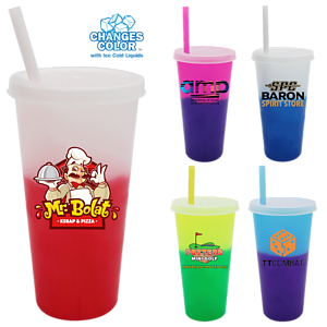 Mood™ 26 oz. Tumbler with Lid & Straw, Full Color Digital