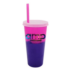 Mood™ 26 oz. Tumbler with Lid & Straw, Full Color Digital