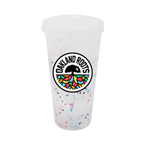 Mood™ 26 oz. Rainbow Confetti Tumbler with Lid, Full Color Digital