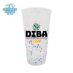 Mood™ 26 oz. Rainbow Confetti Tumbler, Full Color Digital