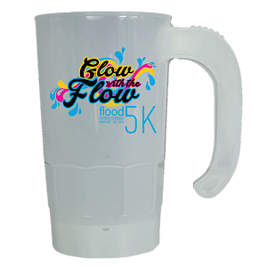20 oz. Nite Glow Stackable Beer Stein (2 Sided), Full Color Digital