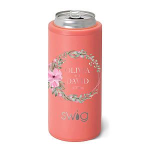 Swig® 12 oz. Skinny Matte Can Cooler, Full Color Digital