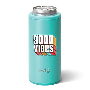 Swig® 12 oz. Skinny Matte Can Cooler, Full Color Digital