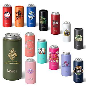 Swig® 12 oz. Skinny Matte Can Cooler, Full Color Digital