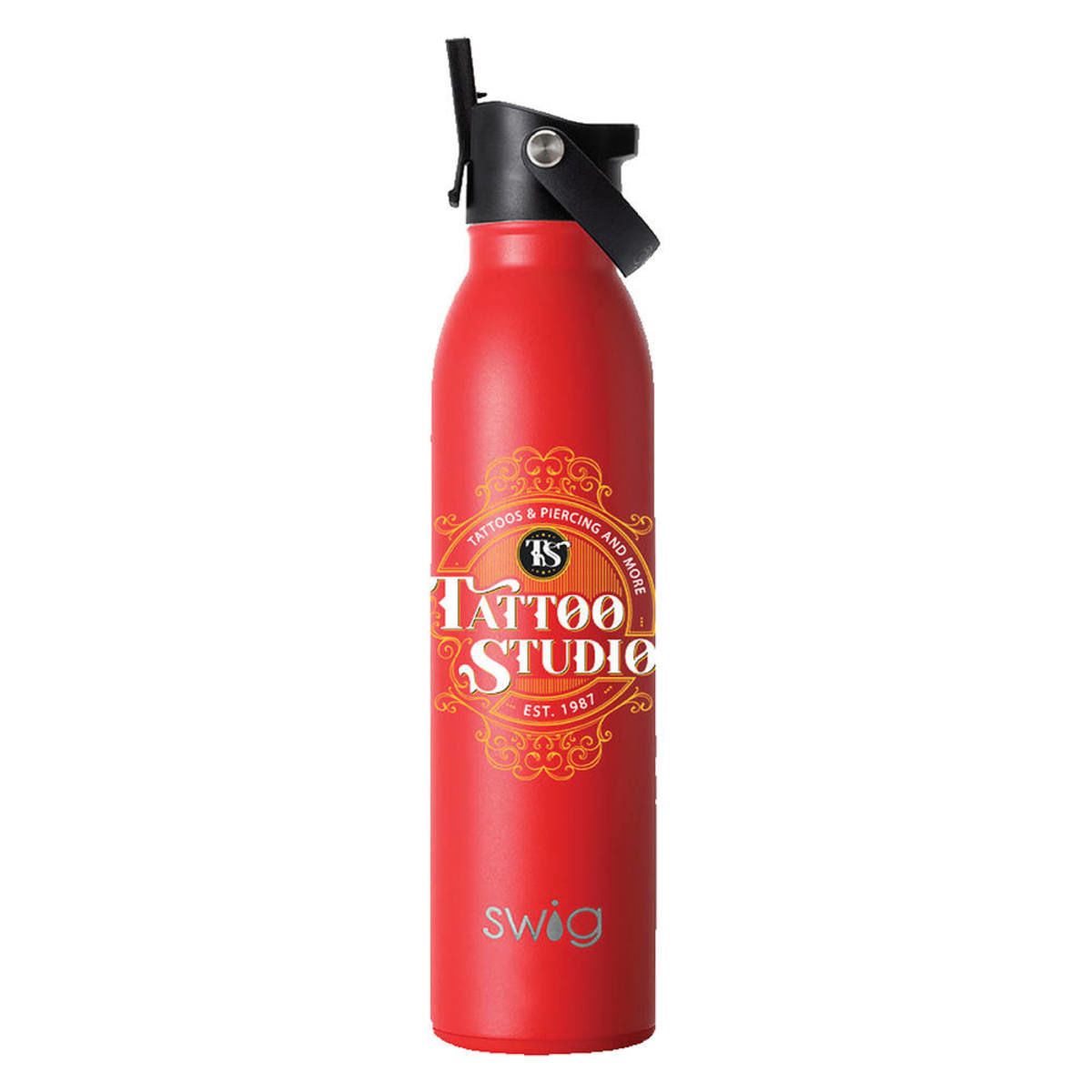 Swig® 20 oz. Matte Bottle with Flip and Sip Lid, Full Color Digital