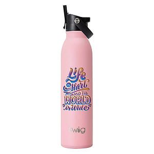 Swig® 20 oz. Matte Bottle with Flip and Sip Lid, Full Color Digital