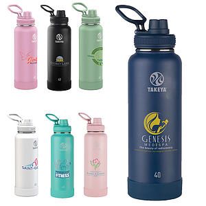 Takeya® 40  oz. Actives with Spout Lid, Full Color Digital