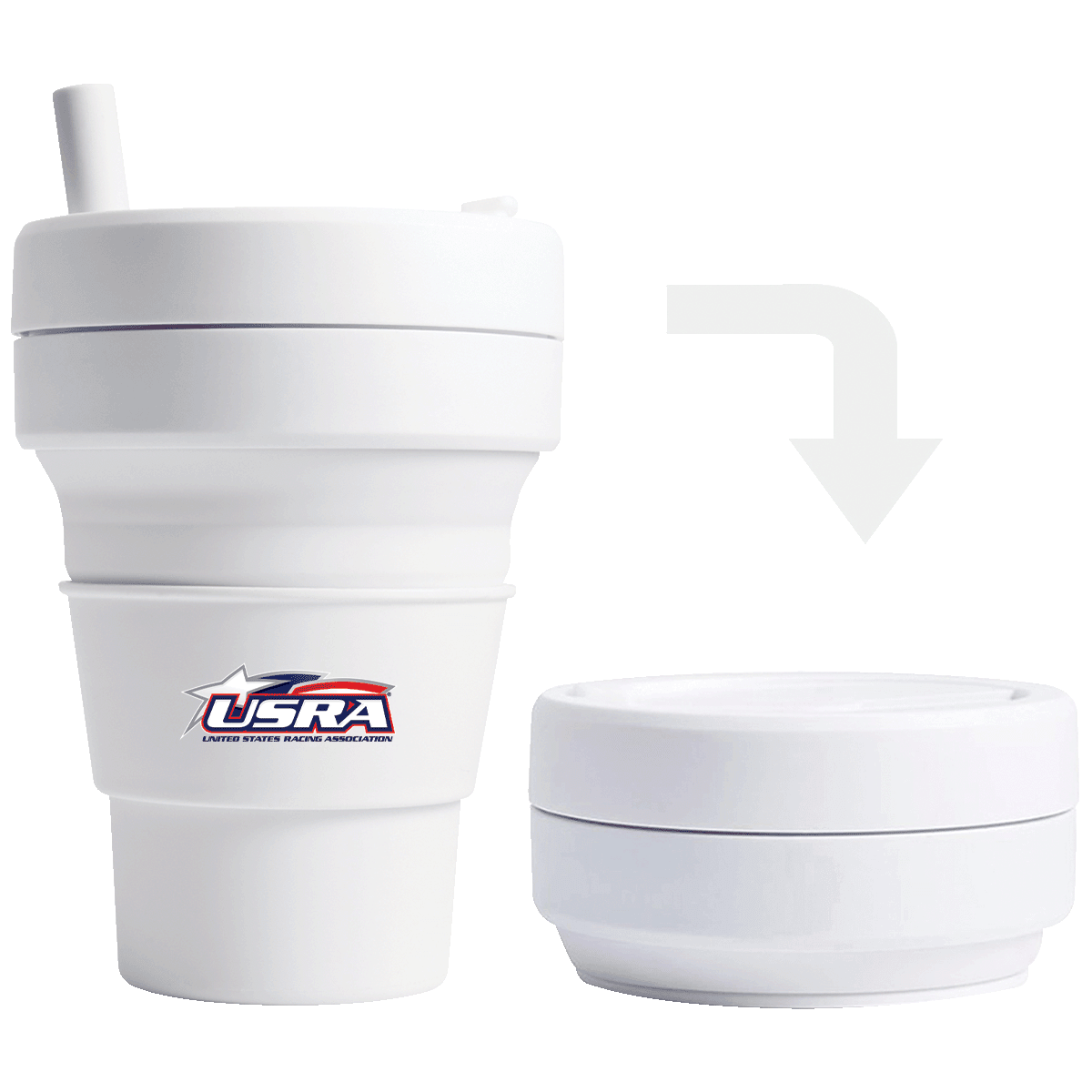 Stojo 16 oz. Collapsible Cup, Full Color Digital