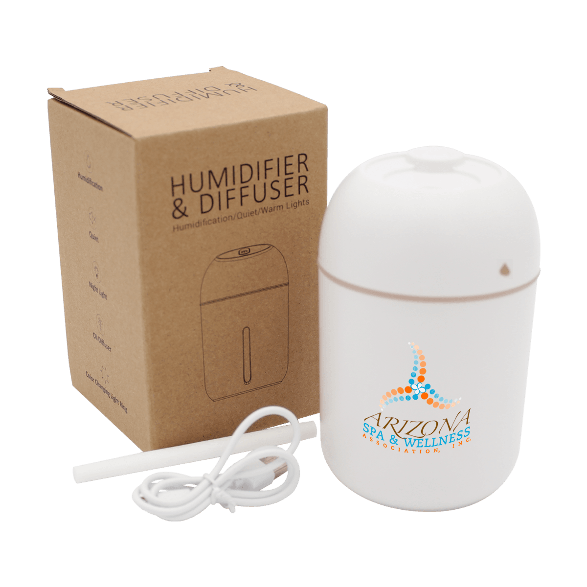 Humidifier with Essential Oil Diffuser, Full Color Digital