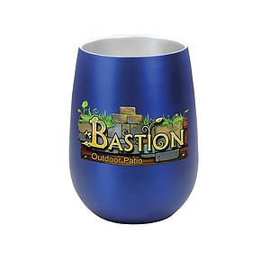 Halcyon® 12 oz. Stainless Steel Wine Glass - Gift Set, Full Color Digital