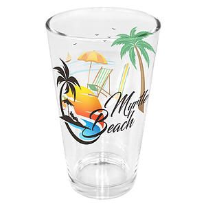16 oz. Pint Glass, Mirror Printing
