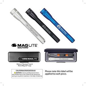 M3A Mini MAGLITE® 2AAA, Laser Engraved