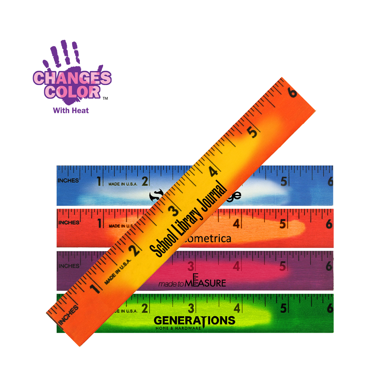 6" Mood™ Wood Ruler