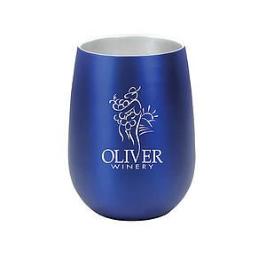 Halcyon® 12 oz. Stainless Steel Wine Glass - Gift Set