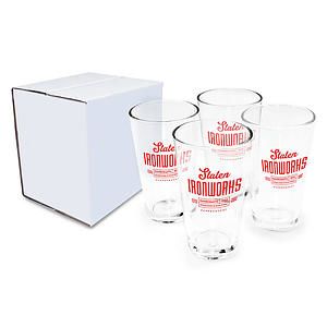 16 oz. Pint Glass - Gift Set of 4