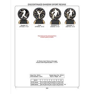 5-1/2" Female Basketball Shadow Award