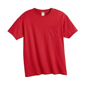 Embroidered Jerzees 50/50 Colored T-shirt with Pocket