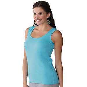 Embroidered LAT Ladies Colored Tank Top