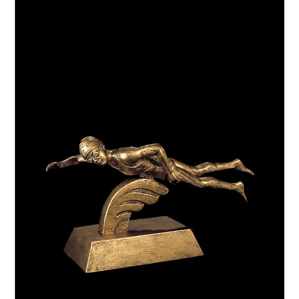 5 1/2" x 8 1/2" Swimming Female Signature Series Award