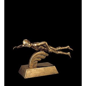 5 1/2" x 8 1/2" Swimming Female Signature Series Award