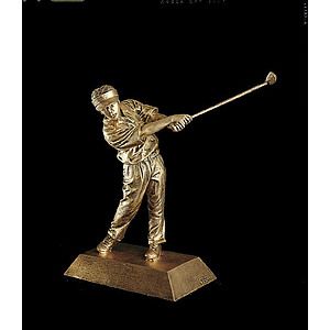 8" Golfer Male Small Signature Series Award