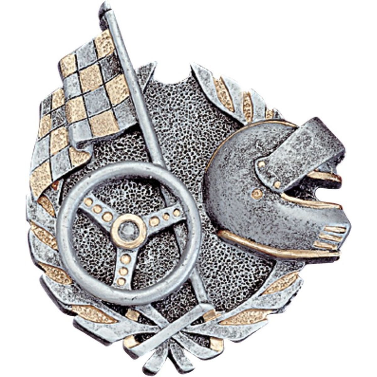 Racing Wreath Resin Plaque Mount
