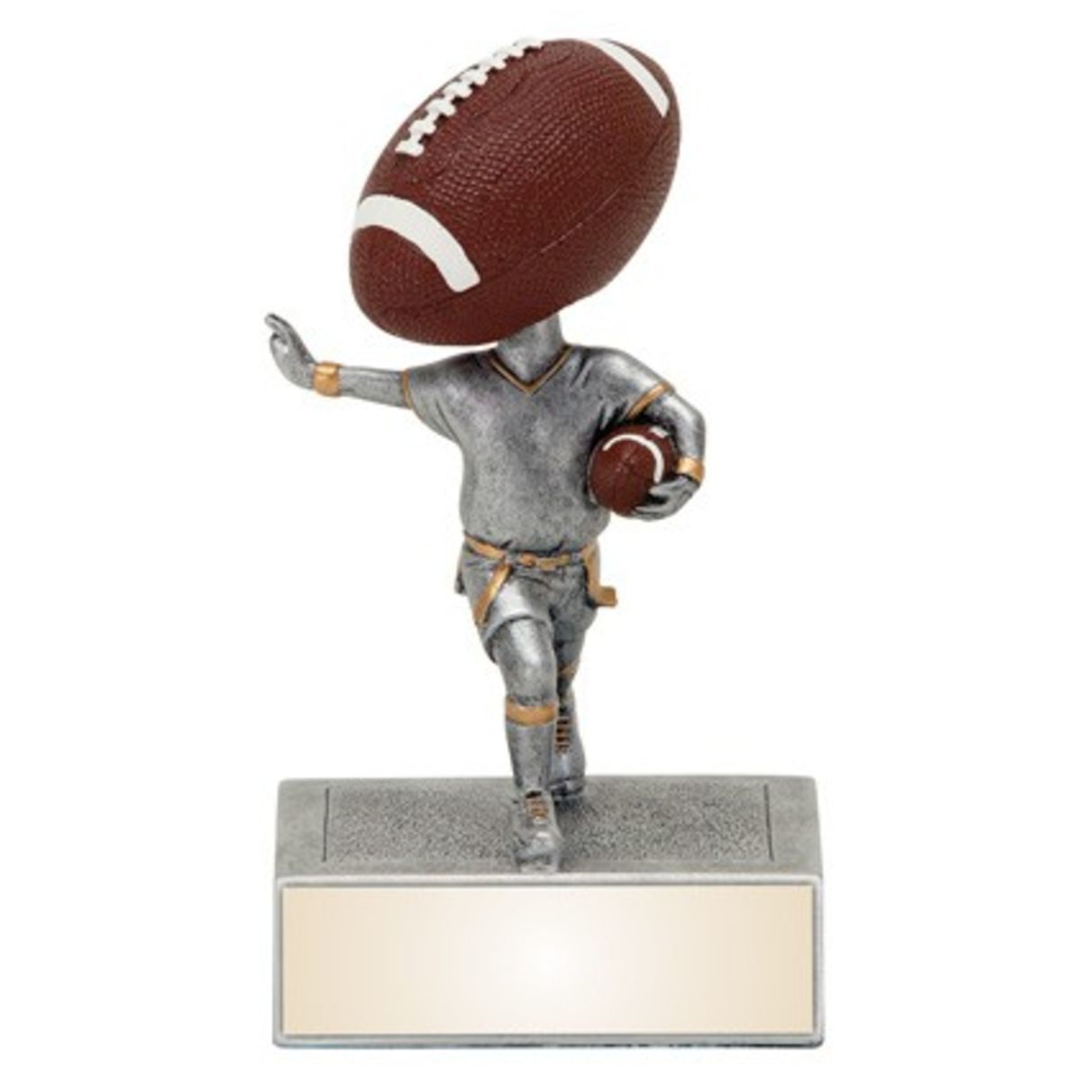 Flag Football Bobblehead Figurine