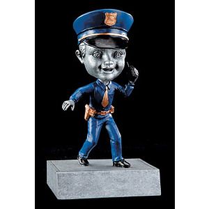 Policeman Bobblehead Figurine