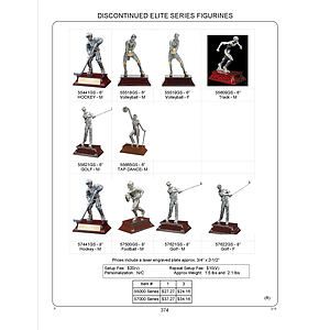 8" Golf Female Elite Series Figure Award