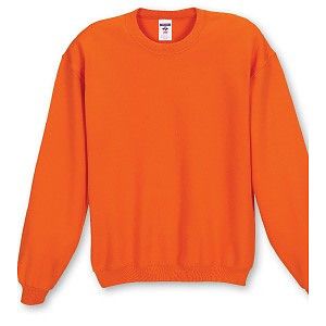 Embroidered Jerzees Adult Long Sleeve Colored Crew Neck Sweatshirt