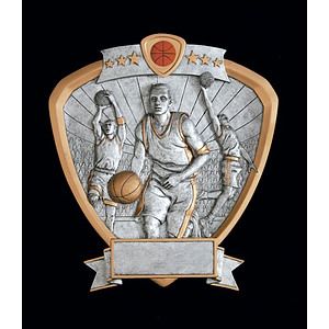 Basketball Male Signature Shield Series Award