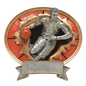 Basketball-Male Blaster Resin Award