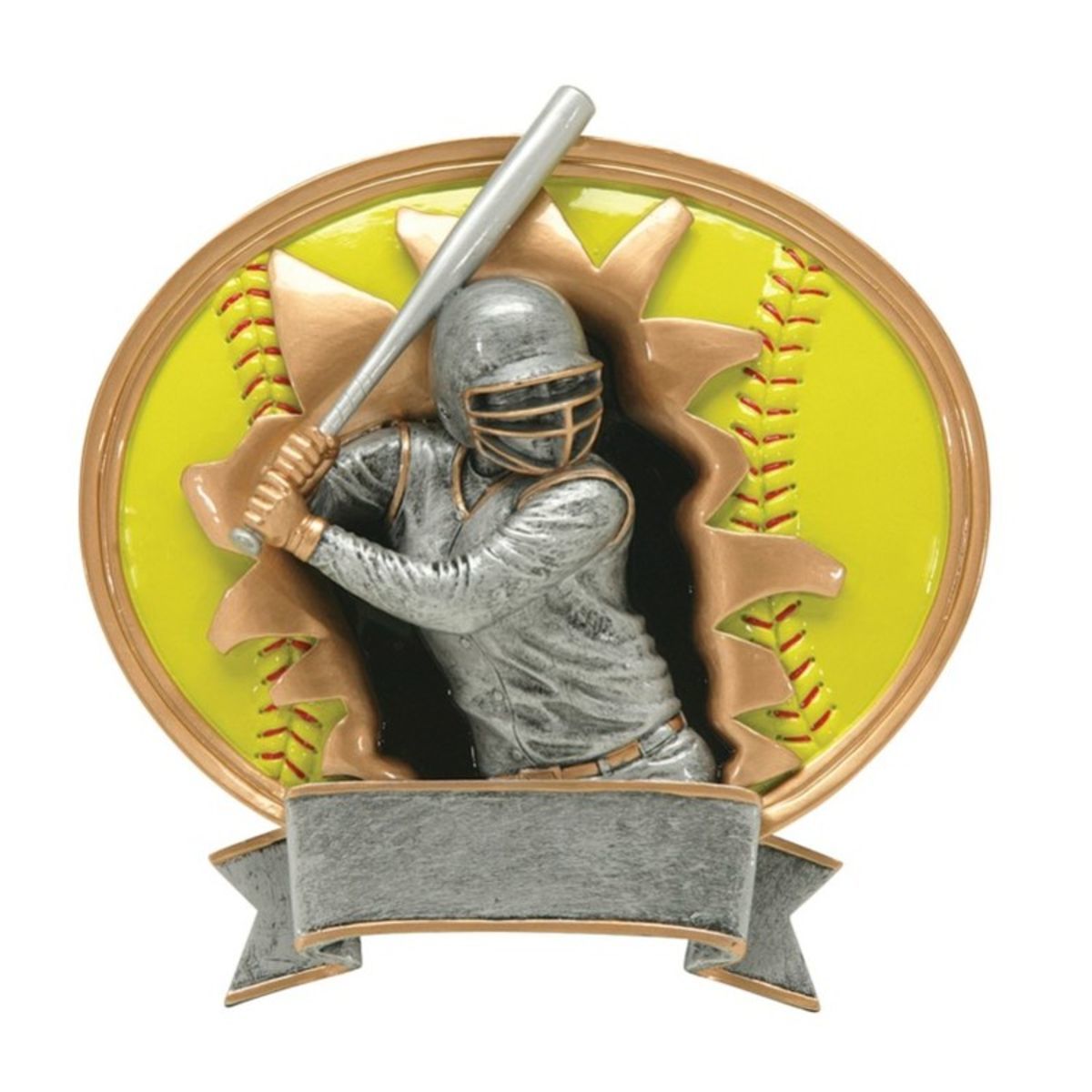 Softball Blaster Resin Award