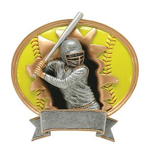 Softball Blaster Resin Award