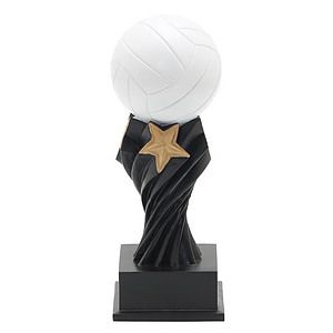 Volleyball Tempest Resin Award 7"