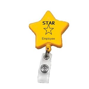 Star Retractable Name Badge Reel