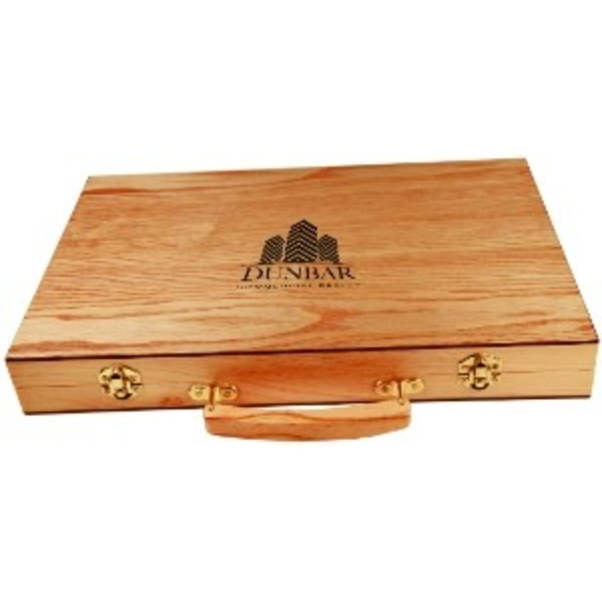 Backgammon Game with an laser engraved plate.