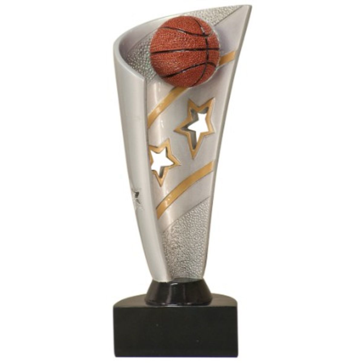 Basketball Banner Resin Award 8-1/2"