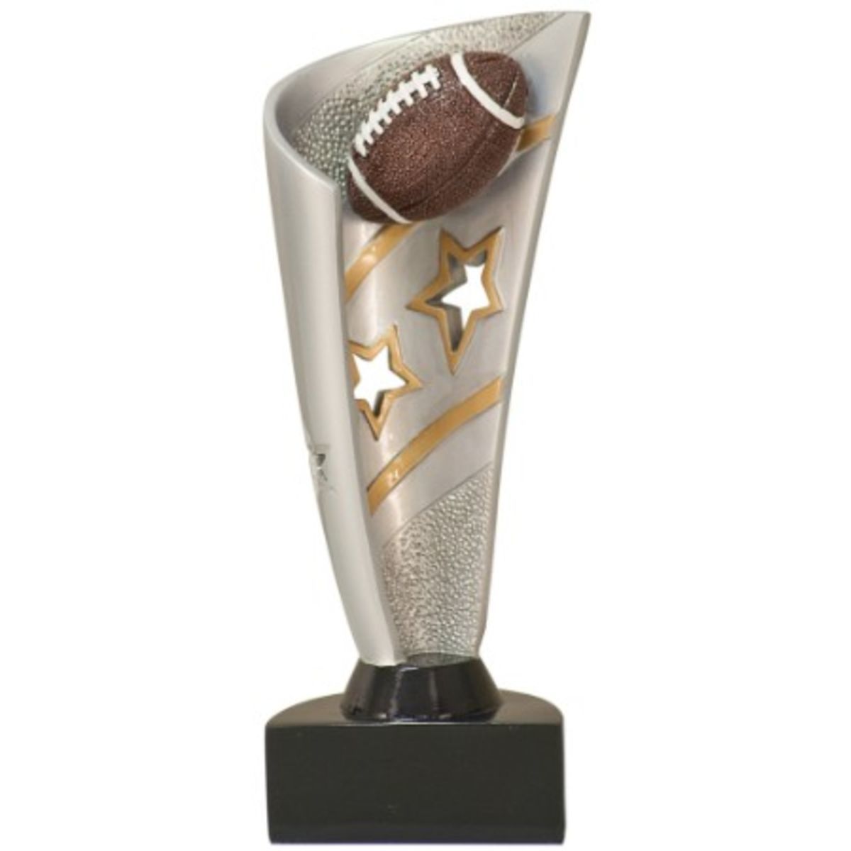 Football Banner Resin Award 8-1/2"