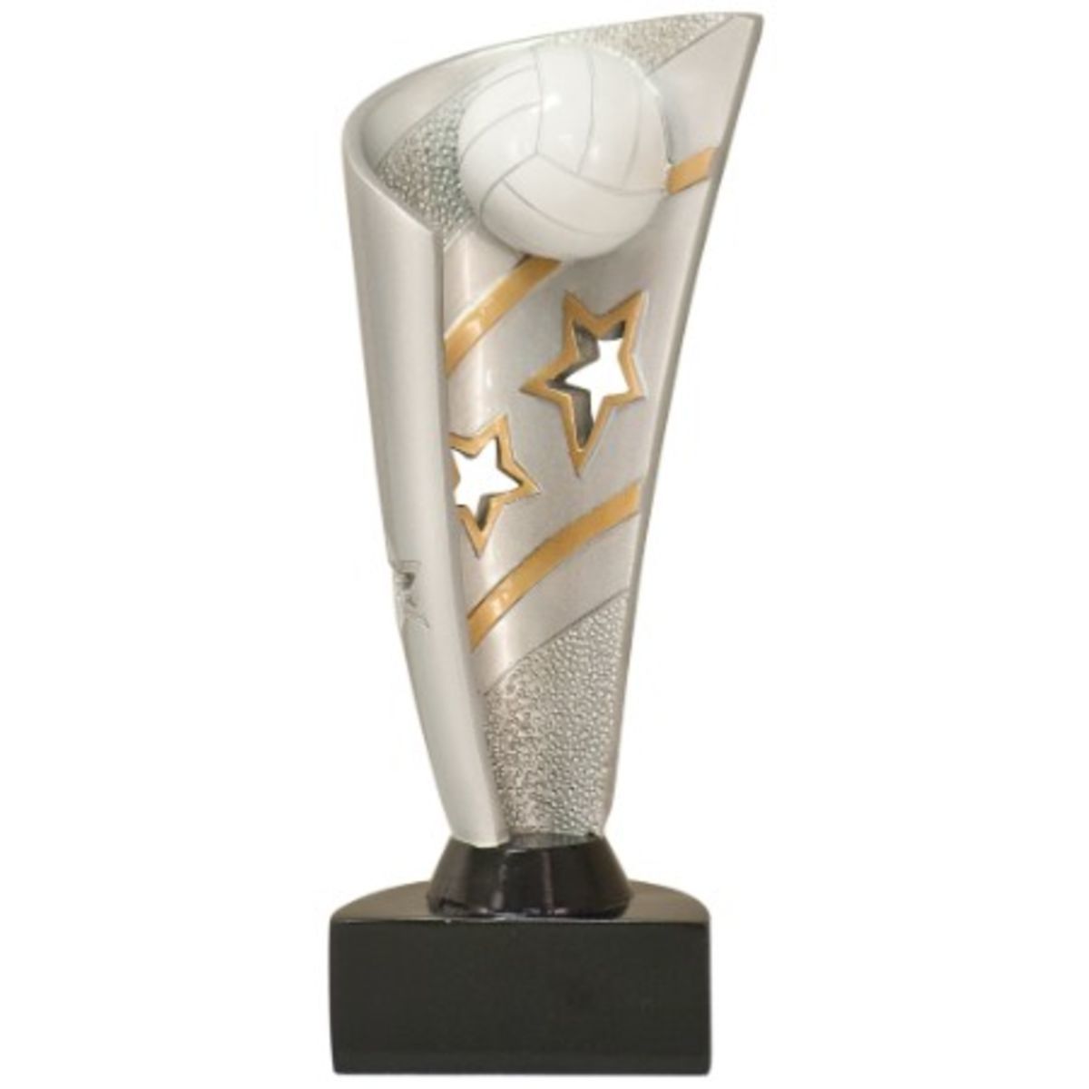 Volleyball Banner Resin Award 8-1/2"